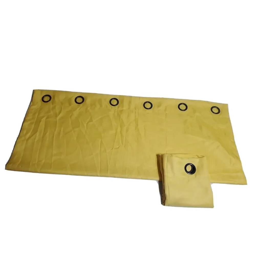 2Pc Yellow Room Darkening Curtains 48